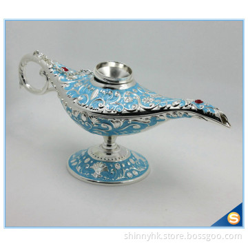Shinny Gifts Enamel Aladdin Lamp Souvenir Aladdin Trade